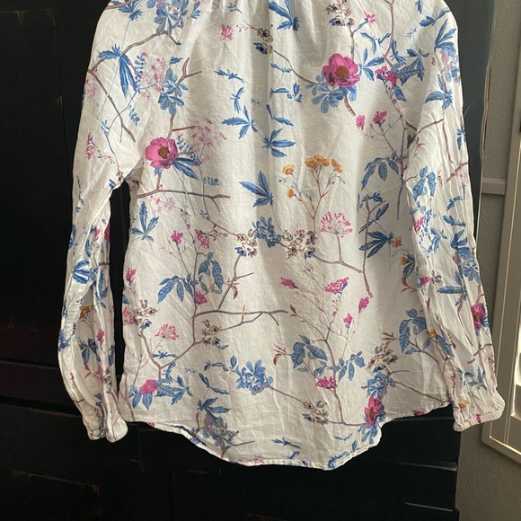 JOE’S JEANS | KACY FLORAL RUFFLE TOP | SMALL - Picture 4 of 8